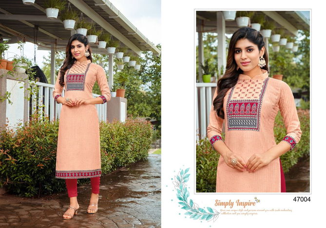 Kapil Trendz Kissmiss Ethnic Wear Wholesale Kurti Collection